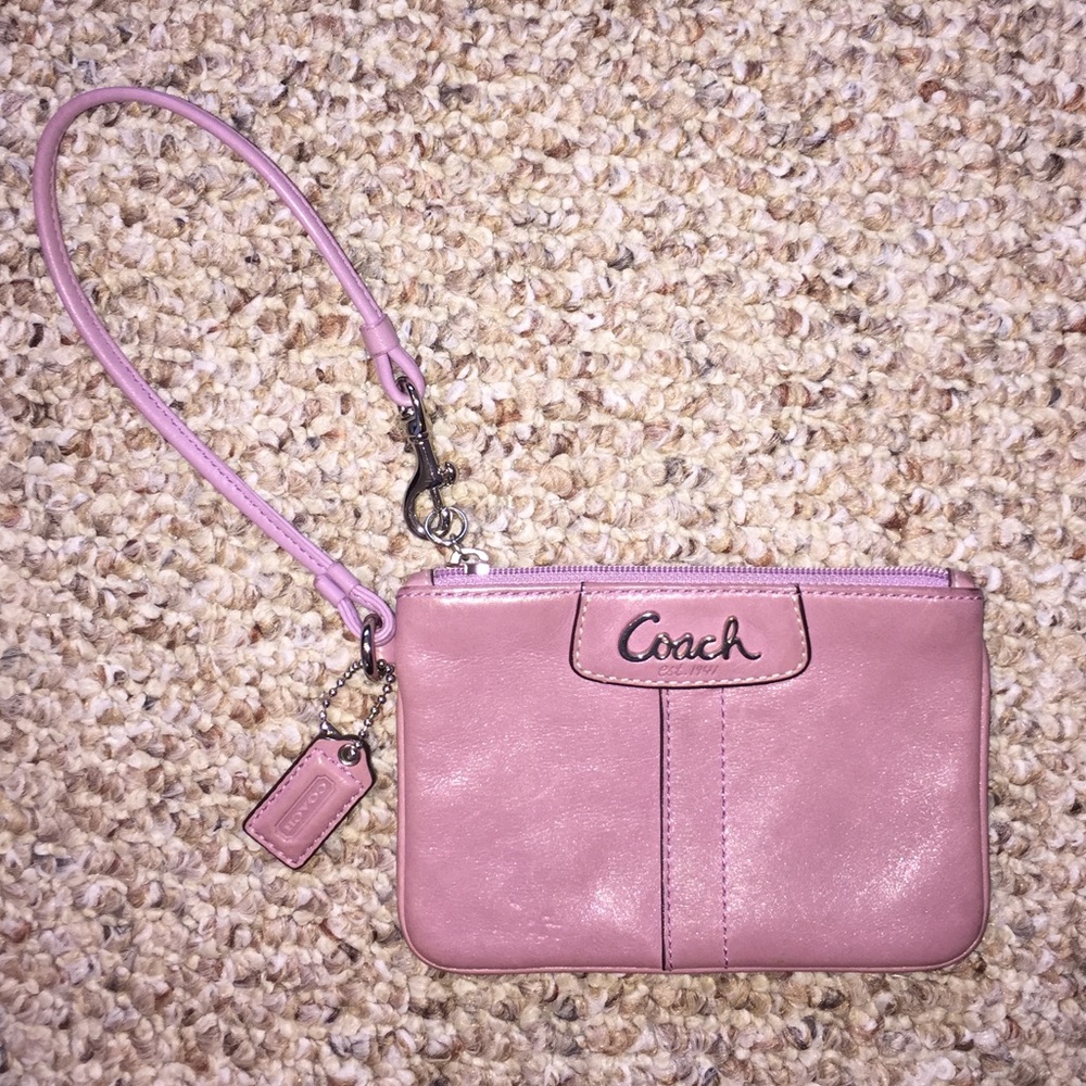 Coach Lilac Wristlet